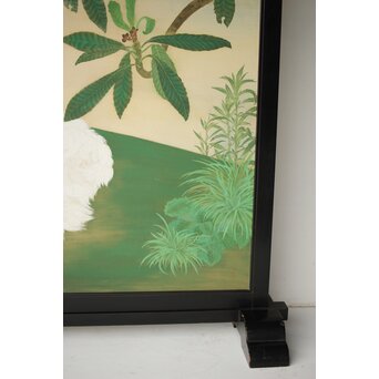 子山羊図 紙本衝立　Z457 