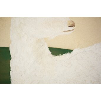 子山羊図 紙本衝立　Z457 