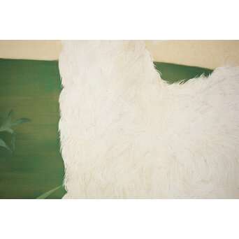 子山羊図 紙本衝立　Z457 