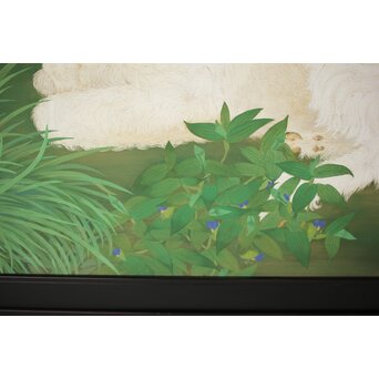 子山羊図 紙本衝立　Z457 