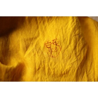 二代  加藤春鼎 鼠志野皿 共箱　P439 