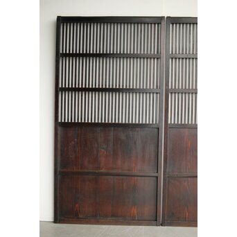 飴色時代格子戸 3枚1組　L1109 