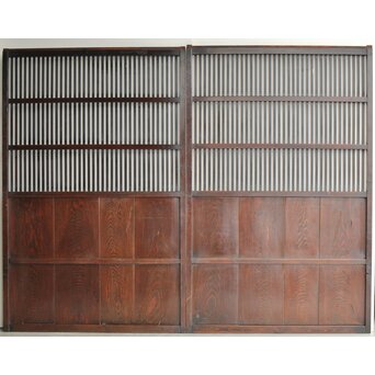 飴色時代格子戸L 2枚1組　L1110 ウラ