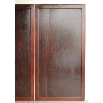 飴色 欅框 一枚板 板戸 4枚1組　B1056 