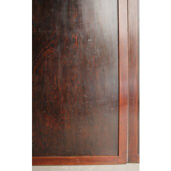 飴色 欅框 一枚板 板戸 4枚1組　B1056 