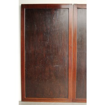 飴色 欅框 一枚板 板戸 4枚1組　B1056 