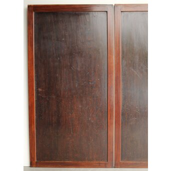 飴色 欅框 一枚板 板戸 4枚1組　B1056 