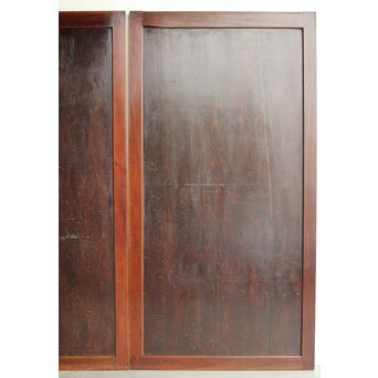 飴色 欅框 一枚板 板戸 4枚1組　B1056 