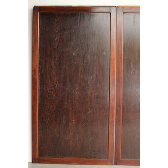 飴色 欅框 一枚板 板戸 4枚1組　B1056 