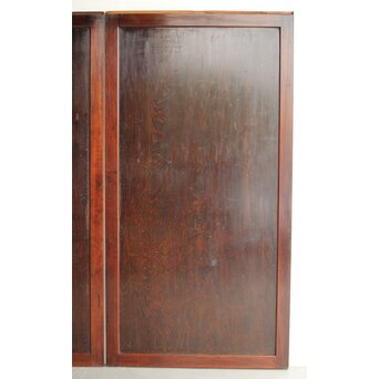 飴色 欅框 一枚板 板戸 4枚1組　B1056 