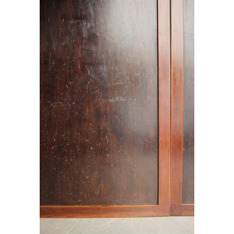 飴色 欅框 一枚板 板戸 4枚1組　B1056 程よい時代感と光沢感