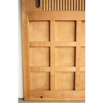 白木格子蔵戸　W130 