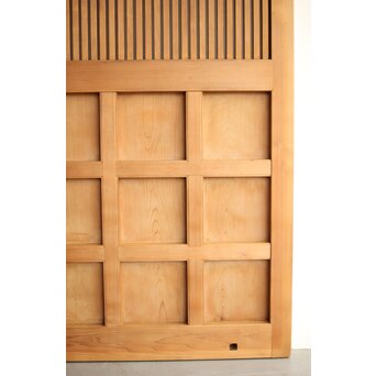 白木格子蔵戸　W130 