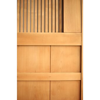 白木格子蔵戸　W130 