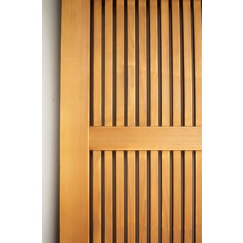 白木格子蔵戸　W130 