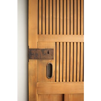 白木格子蔵戸　W130 