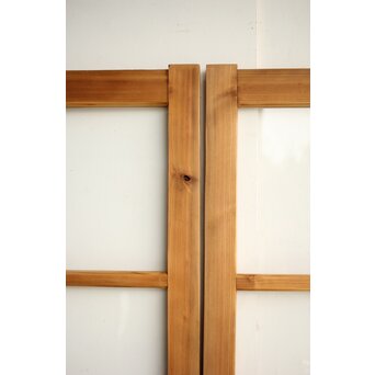 白木クリアガラス戸 2枚1組　GD0200 