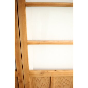 白木クリアガラス戸 2枚1組　GD0200 