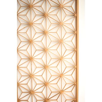 麻の葉組子建具　F263 