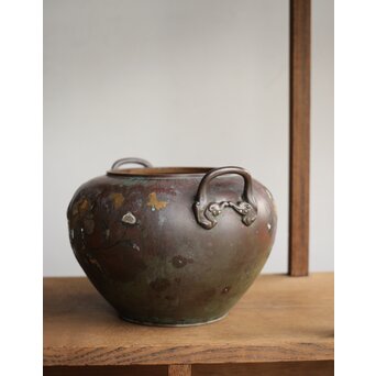 花鳥 金銀象嵌瓶掛　M390 