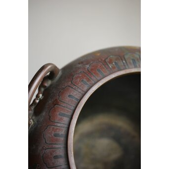 花鳥 金銀象嵌瓶掛　M390 