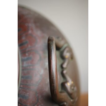 花鳥 金銀象嵌瓶掛　M390 