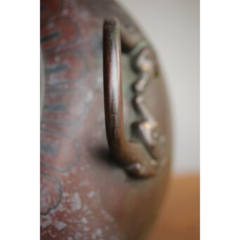 花鳥 金銀象嵌瓶掛　M390 