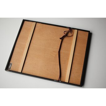 萩原英雄 三十六富士 明と暗と 木版画 額装　Z465 