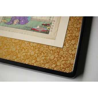 歌川国利 [有が多気御代の蔭絵] 伊勢辰/いせ辰 木版画　Z466 