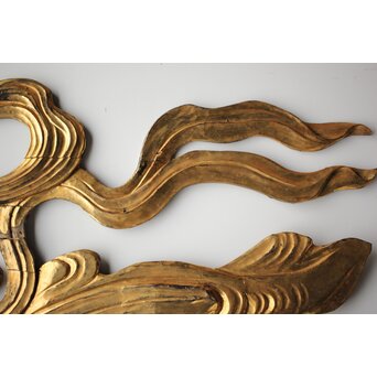 天女 金彩木彫　X430 