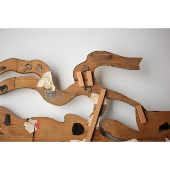 天女 金彩木彫　X430 