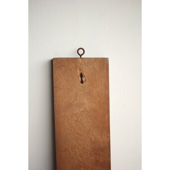 篆刻家 足達畴邨 篆刻柱掛【華木六時皆吉羊】 X431 