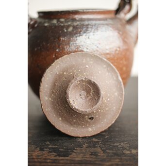 常滑 山田絵夢 四代常山 急須 茶注 共箱　P442 