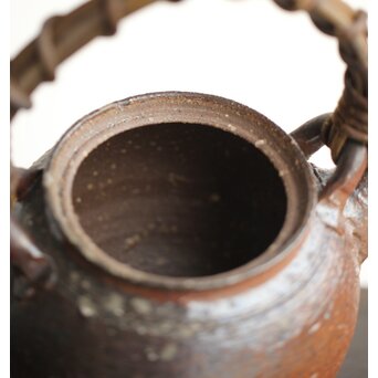 常滑 山田絵夢 四代常山 急須 茶注 共箱　P442 