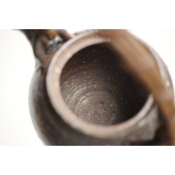 常滑 山田絵夢 四代常山 急須 茶注 共箱　P442 