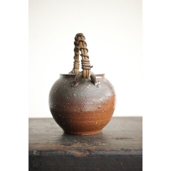 常滑 山田絵夢 四代常山 急須 茶注 共箱　P442 