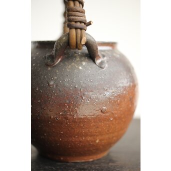 常滑 山田絵夢 四代常山 急須 茶注 共箱　P442 