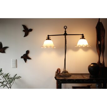 二灯式 デスクライト　A084