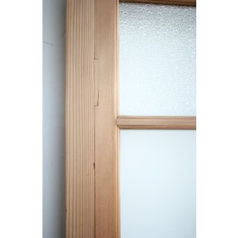 拡張加工 白木ガラス戸　GD0203 丁寧に拡張