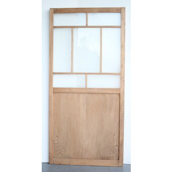 白木ガラス戸　GD0204 ウラ