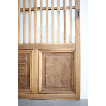 クリアガラス ハイサイズ玄関格子戸 2枚1組　L1114 