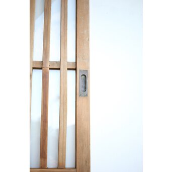 クリアガラス ハイサイズ玄関格子戸 2枚1組　L1114 