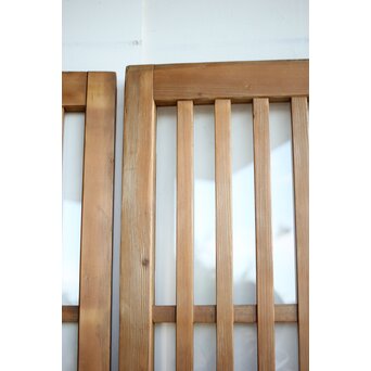 クリアガラス ハイサイズ玄関格子戸 2枚1組　L1114 