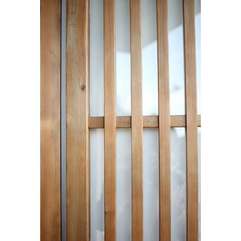 クリアガラス ハイサイズ玄関格子戸 2枚1組　L1114 