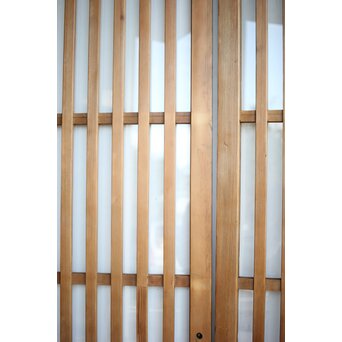 クリアガラス ハイサイズ玄関格子戸 2枚1組　L1114 