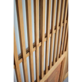 クリアガラス ハイサイズ玄関格子戸 2枚1組　L1114 