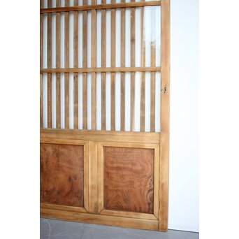 クリアガラス ハイサイズ玄関格子戸 2枚1組　L1114 