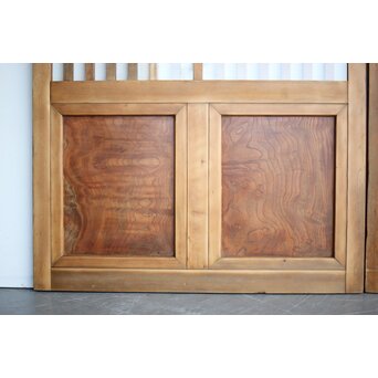 クリアガラス ハイサイズ玄関格子戸 2枚1組　L1114 