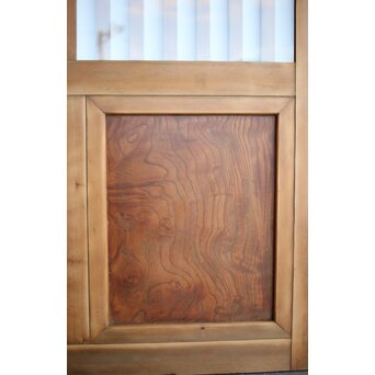 クリアガラス ハイサイズ玄関格子戸 2枚1組　L1114 