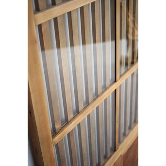 クリアガラス ハイサイズ玄関格子戸 2枚1組　L1114 